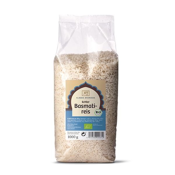 Ayurveda Basmati Reis, Bio, 1kg