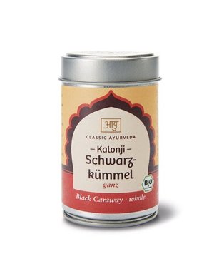 Ayurveda Schwarzkümmel (Kalonji), ganz, 70g, Bio