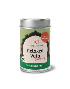 Classic Ayurveda Relaxed Vata Gewürzmischung, 70g, Bio