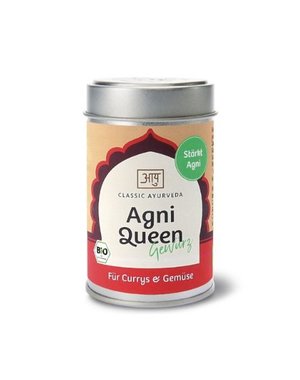 Classic Ayurveda Agni Queen (Agni Plus) Gewürzmischung, Bio 80g