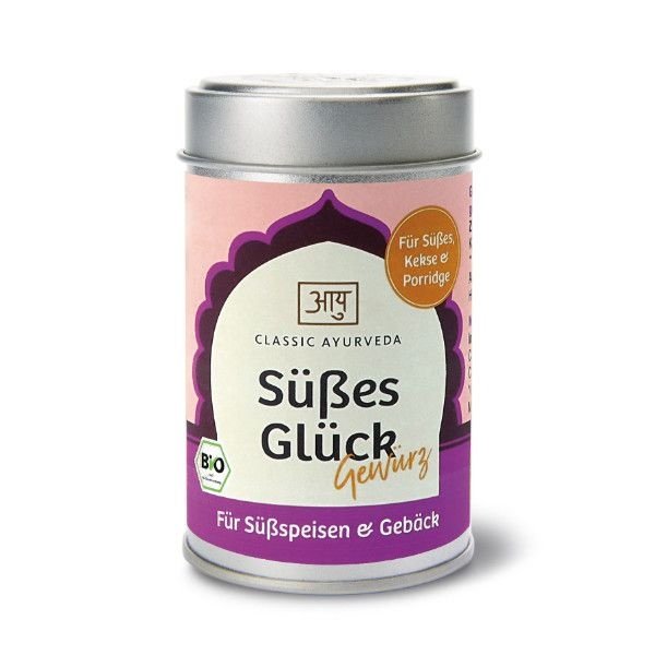 Classic Ayurveda Süsses Glück, Bio, für Süssspeisen und Gebäck, 70g