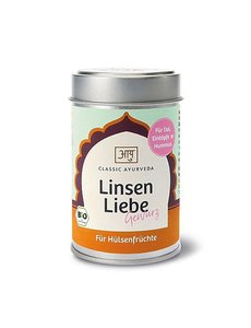 Ayurveda Linsen Liebe (für Hülsenfrüchte), Bio, 50g