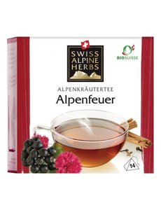 Swiss Alpine Herbs Bio Tee Alpenfeuer, 14 x 1g