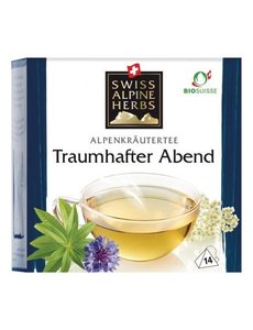 Swiss Alpine Herbs Bio Tee Traumhafter Abend, 14 x 1g