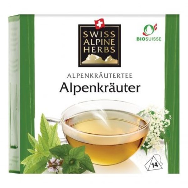 Swiss Alpine Herbs Bio Tee Alpenkräuter, 14 x 1g