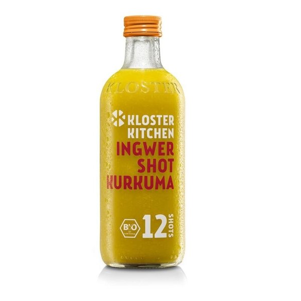 Kloster Kitchen Ingwer Shot Kurkuma Bio Flasche, 360 ml