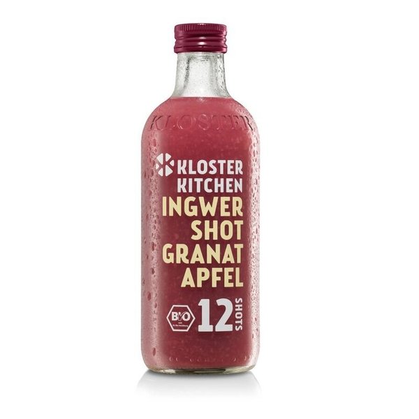 Kloster Kitchen Ingwer Shot Granatapfel Bio Flasche, 360 ml