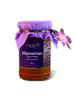 Thai Orchid Sélection Massaman Currypaste, vegetarisch, 114g