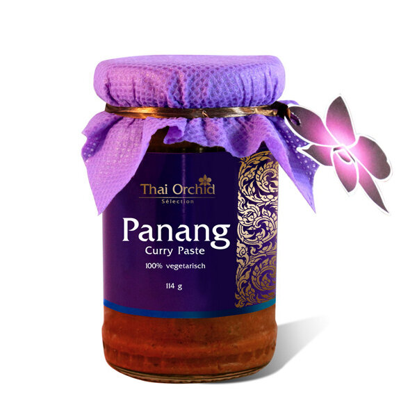 Thai Orchid Sélection Panang Curry Paste, vegetarisch, 114g