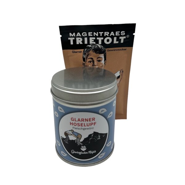 Geschenk Glarner Hoselupf + Magenträs Briefli