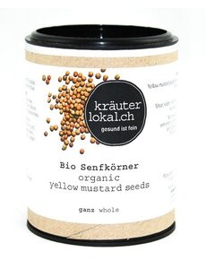 kräuterlokal Senfkörner gelb ganz, Bio, 80g