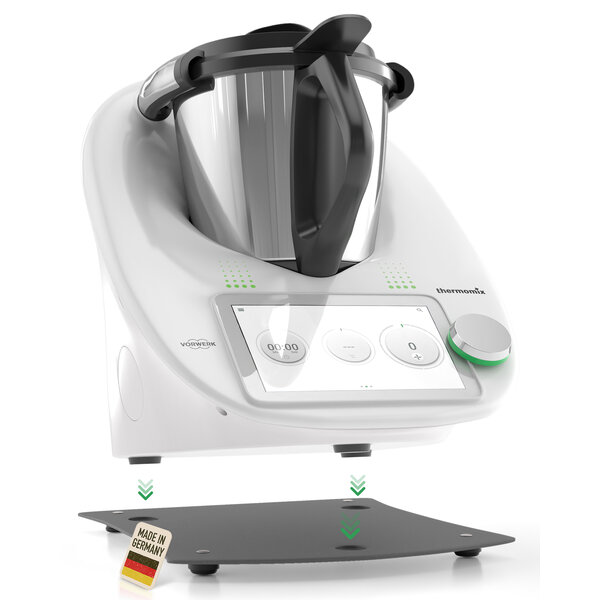 Leckerhelfer Gleitbrett kompatibel mit dem Thermomix TM6/TM5 in anthrazit-grau