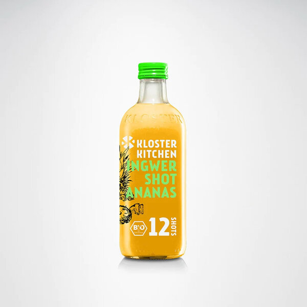 Kloster Kitchen Ingwer Shot Ananas Bio Flasche, 360 ml