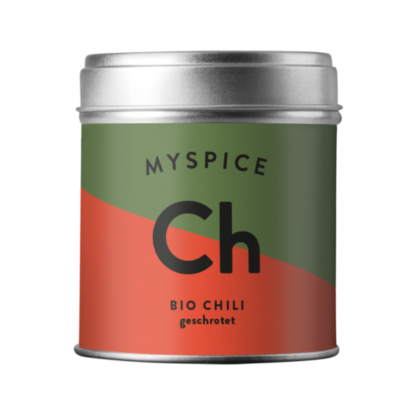 MYSPICE Chili Bio, geschrotet, 60g