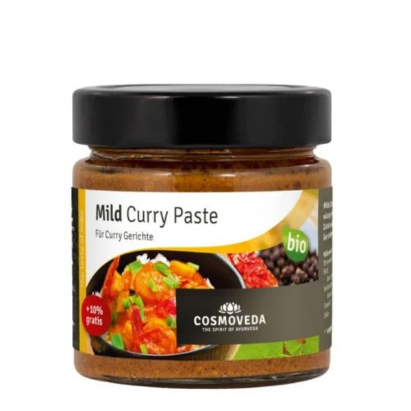 Cosmoveda Mild Curry Paste, Bio, 175g