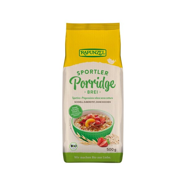 Rapunzel Porridge Sportler Brei, EU Bio, 500g