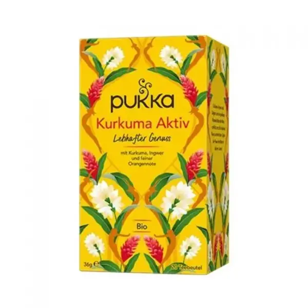 Pukka Kurkuma Aktiv Tee, Bio