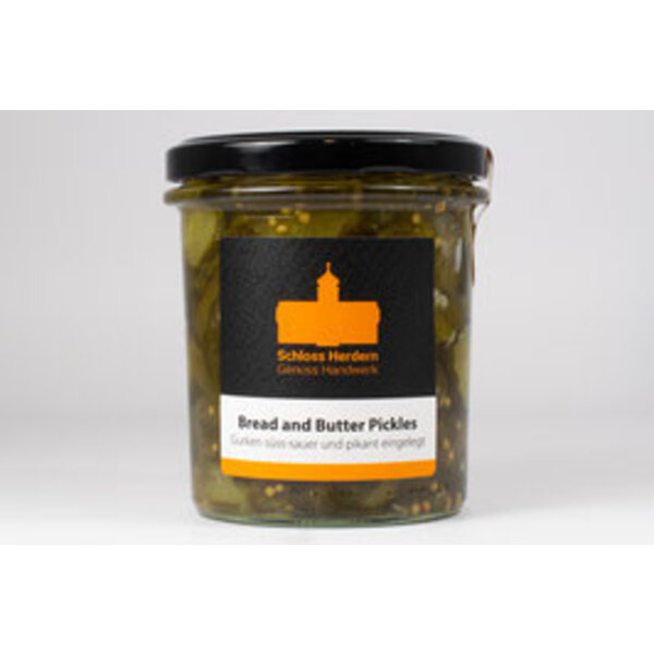 Schloss Herdern Bread and Butter Pickles, 320g