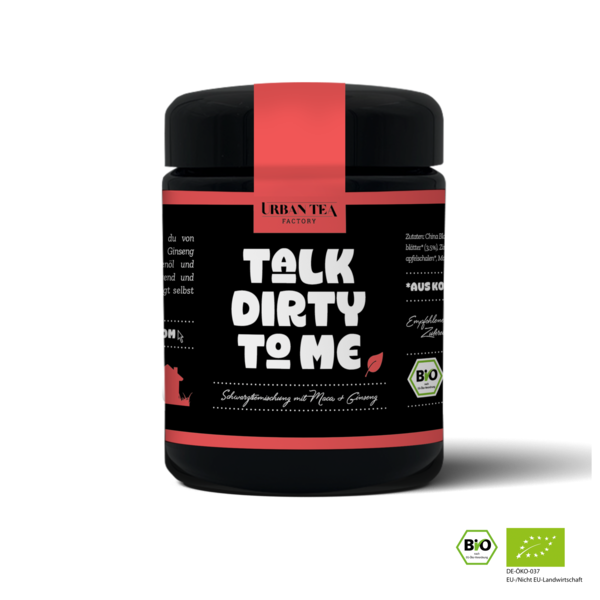 Urban Tea Factory Talk Dirty to Me - Schwarzteemischung mit Maca & Ginseng - 45g - Bio