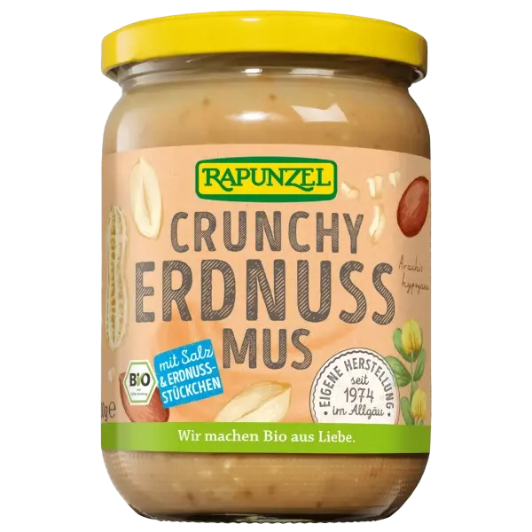 Rapunzel Erdnussmus Crunchy mit Salz 250 g