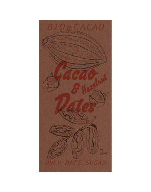 Bio e Cacao Cacao & Dates Hazelnut (90g)