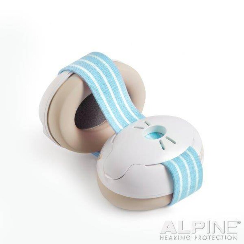 Alpine Muffy blauwe baby oorkap voor baby's en peuters Alpine Muffy blauwe baby oorkap voor baby's en peuters