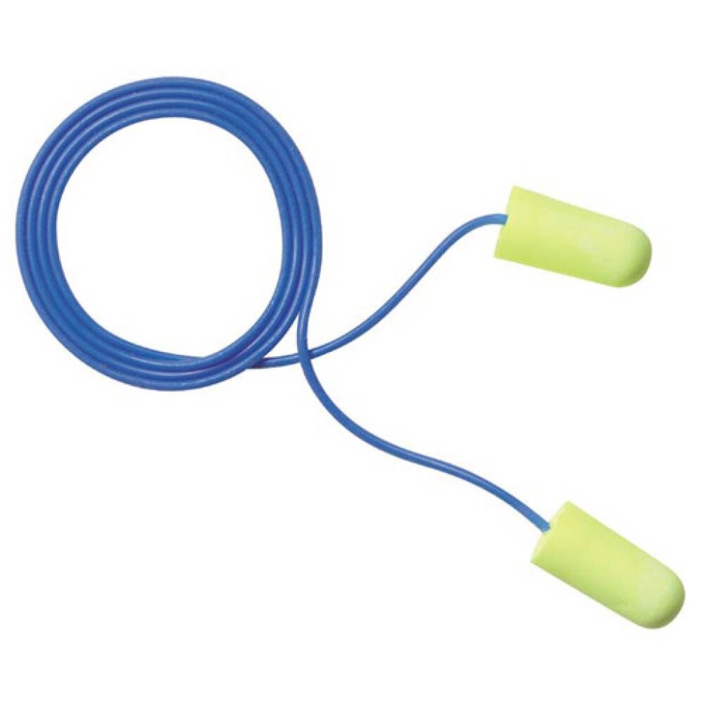 Ear / 3M Soft Yellow Neon oordopjes met koordje | SNR 36dB | Box 200 paar Ear / 3M Soft Yellow Neon oordopjes met koordje | SNR 36dB | Box 200 paar