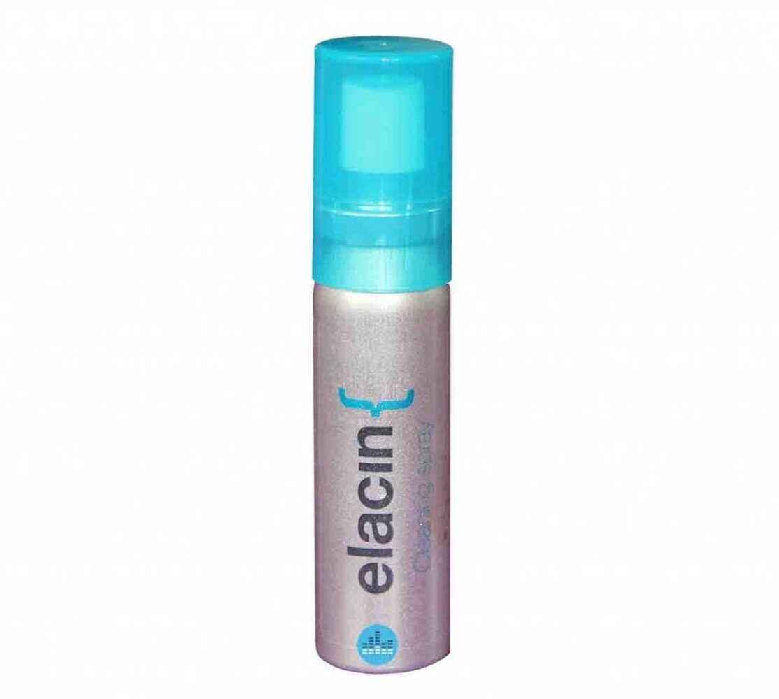 Elacin Reinigingsspray voor otoplastieken en oordopjes! Elacin Reinigingsspray voor otoplastieken en oordopjes!