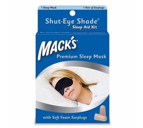 Macks Slaapmasker en oordoppen set Macks Slaapmasker en oordoppen set