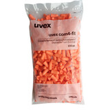 Uvex COM4-Fit  navulzak 200 paar oordoppen, SNR 33dB | Navulzak Uvex COM4-Fit  navulzak 200 paar oordoppen, SNR 33dB | Navulzak