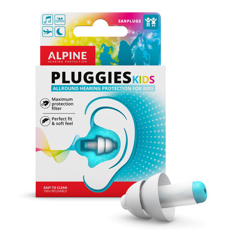 Alpine Pluggies Kids Oordopjes | Speciaal voor kinderen
