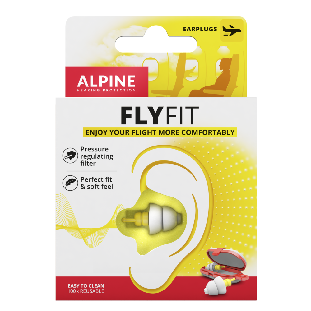 Alpine FlyFit oordopjes | Comfortabele vliegoordoppen