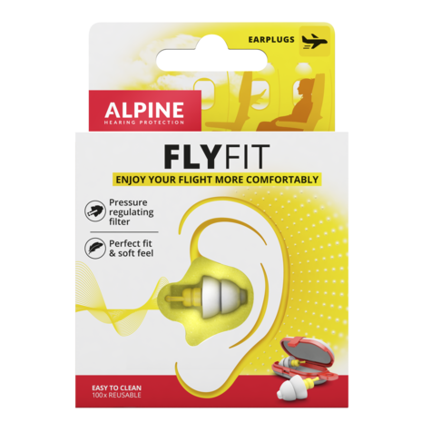 Alpine FlyFit oordopjes | Comfortabele vliegoordoppen