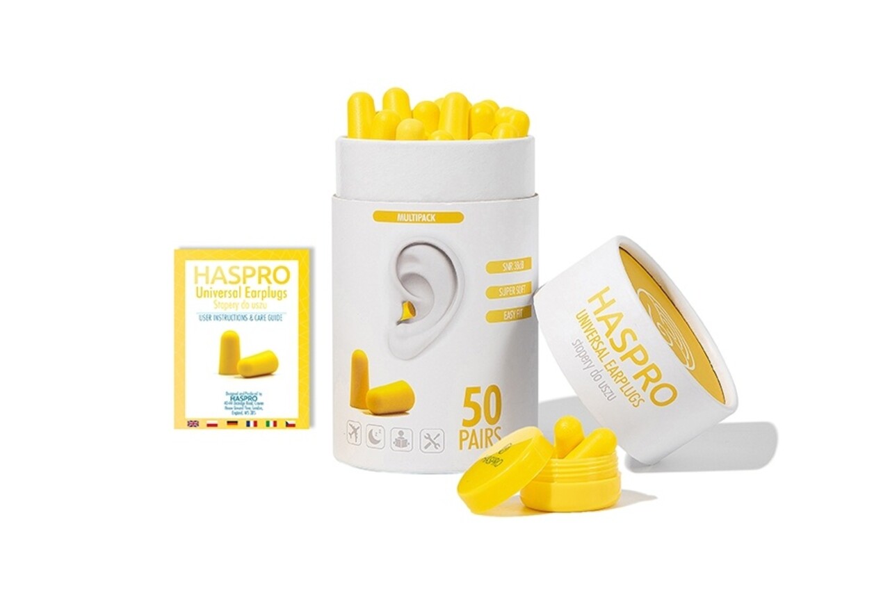 Haspro® Tube50 I 50 paar in koker I geel Haspro® Tube50 I 50 paar in koker I geel