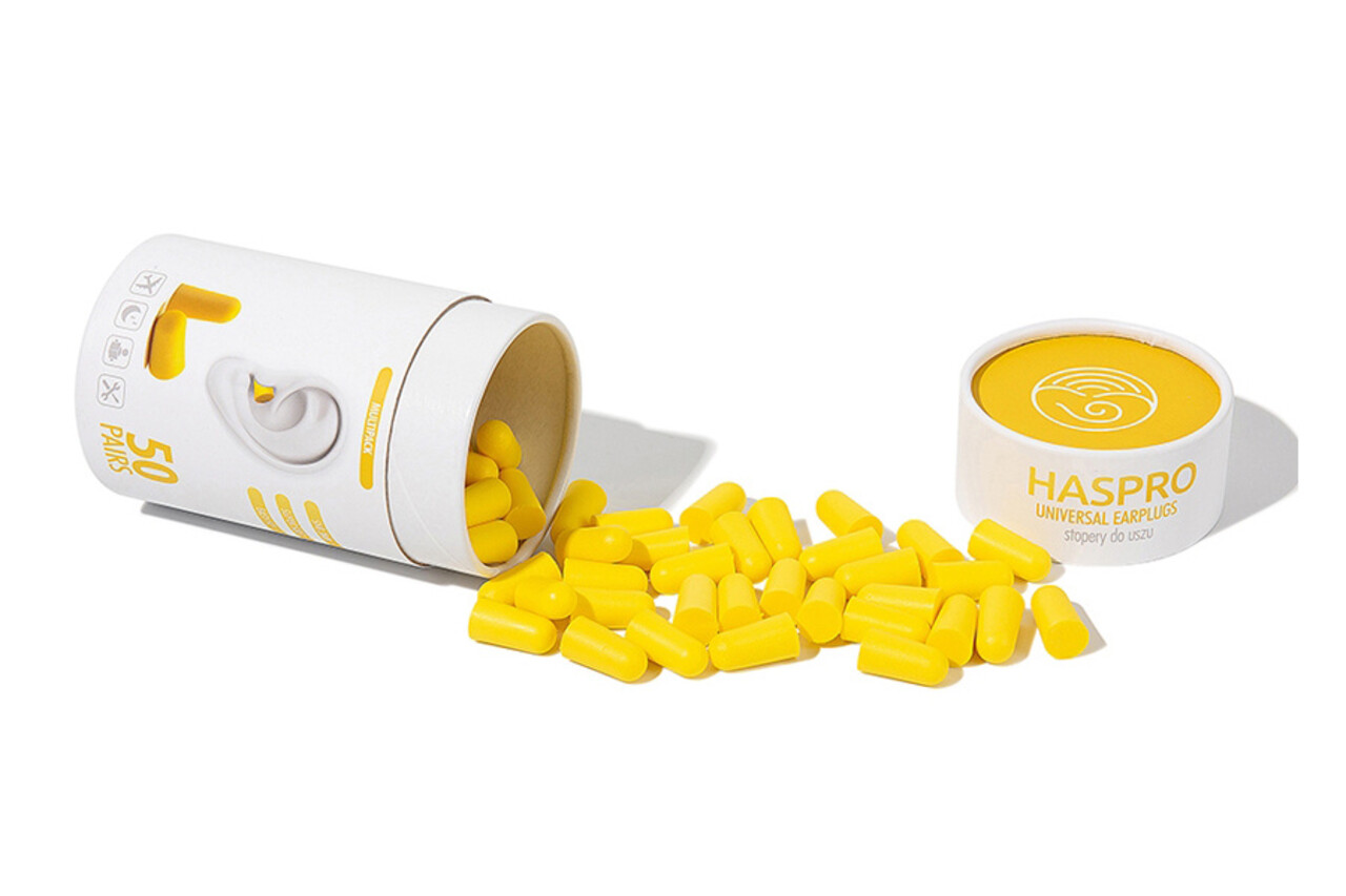 Haspro® Tube50 I 50 paar in koker I geel Haspro® Tube50 I 50 paar in koker I geel