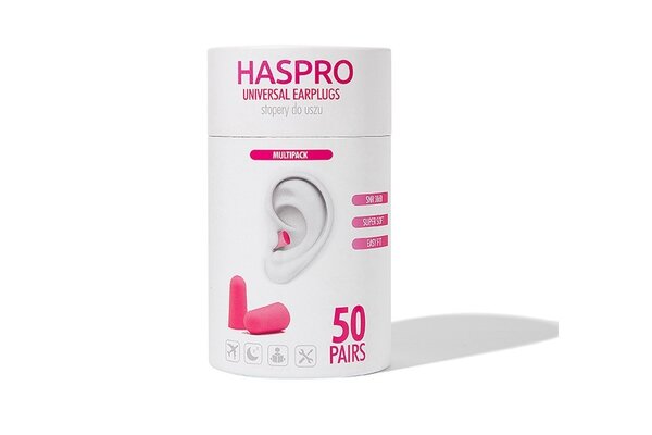 Haspro® Tube50  I 50 paar in koker I pink Haspro® Tube50  I 50 paar in koker I pink