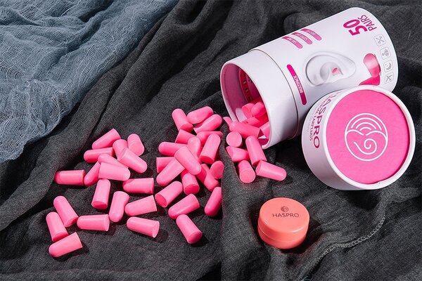 Haspro® Tube50  I 50 paar in koker I pink Haspro® Tube50  I 50 paar in koker I pink