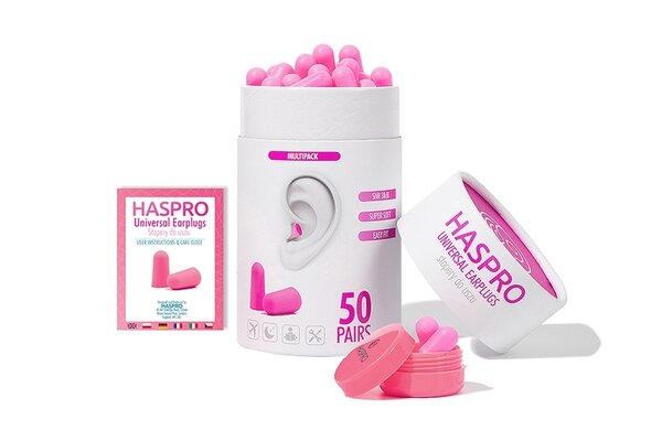 Haspro® Tube50  I 50 paar in koker I pink Haspro® Tube50  I 50 paar in koker I pink