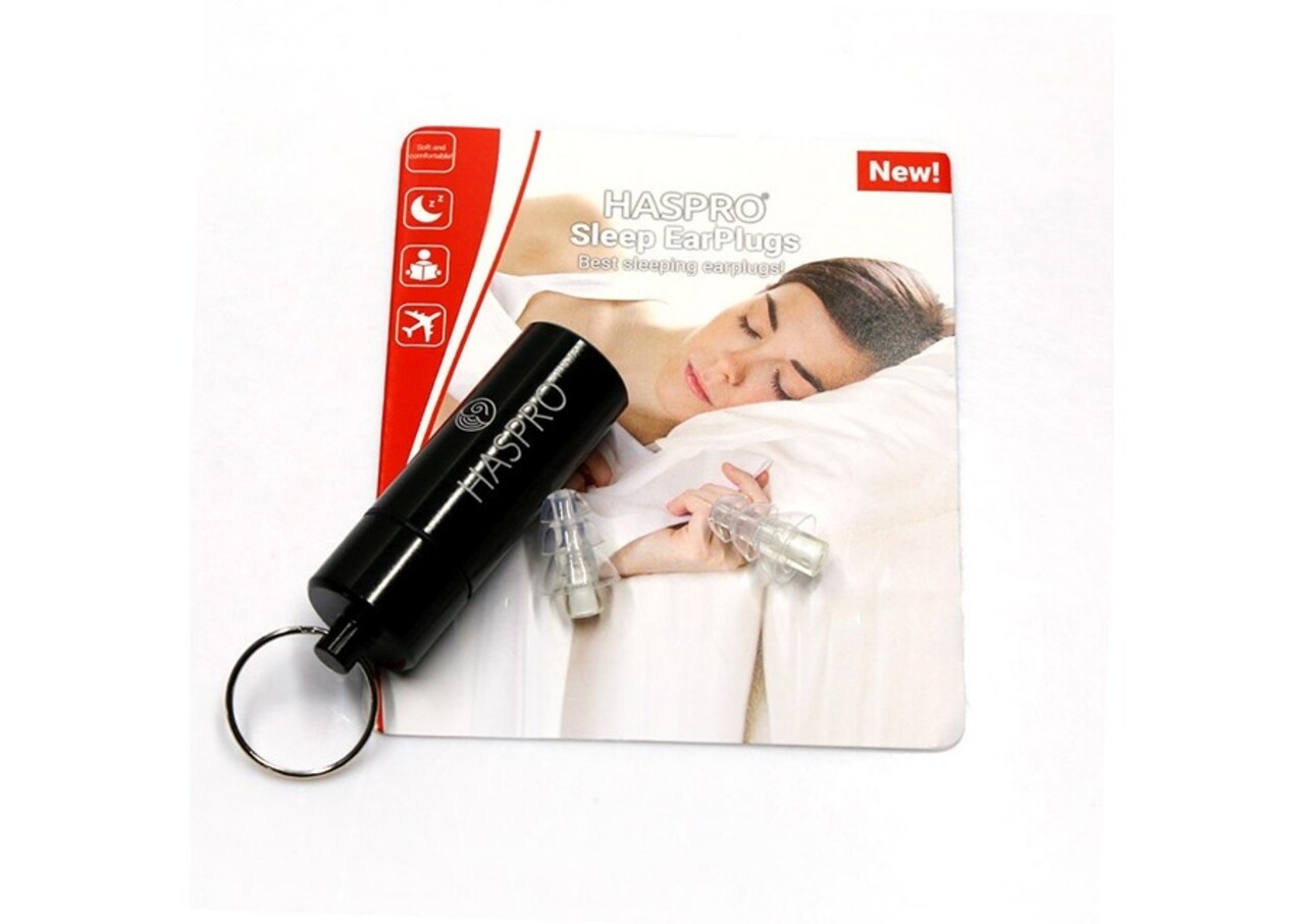 Haspro® Sleep Universele oordopjes, voorkomt slapeloze nachten