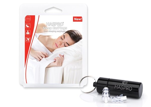 Haspro® Sleep Universele oordopjes, voorkomt slapeloze nachten