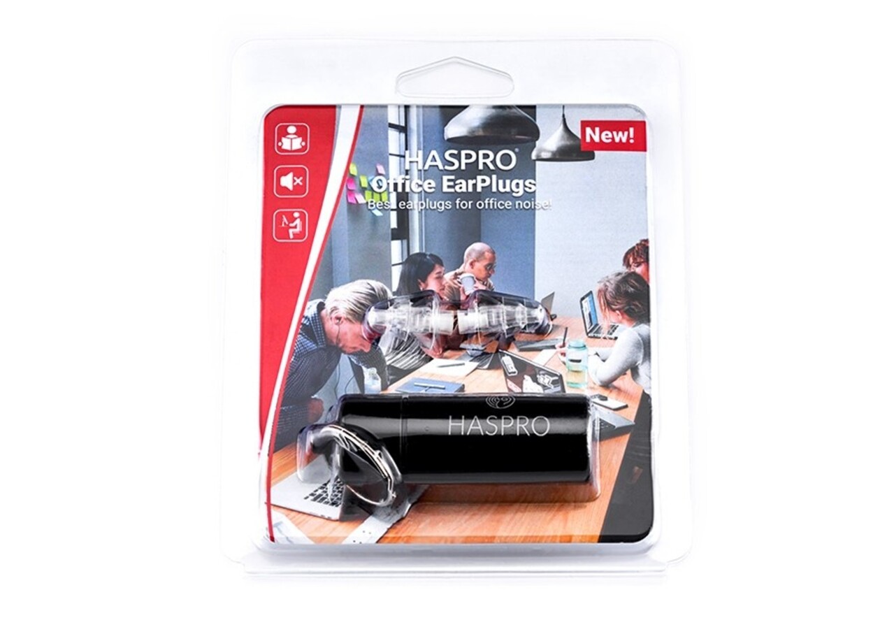 Haspro® Office Universele oordopjes, voor een betere focus op je werk Haspro® Office Universele oordopjes, voor een betere focus op je werk