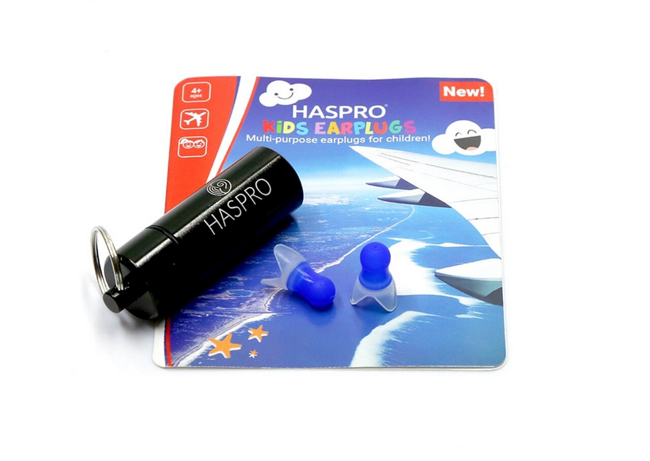 Haspro® Fly Kids Universal  oordopjes - Multifunctionele reisoordopjes voor kinderen! Haspro® Fly Kids Universal  oordopjes - Multifunctionele reisoordopjes voor kinderen!