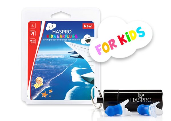 Haspro® Fly Kids Universal  oordopjes - Multifunctionele reisoordopjes voor kinderen! Haspro® Fly Kids Universal  oordopjes - Multifunctionele reisoordopjes voor kinderen!