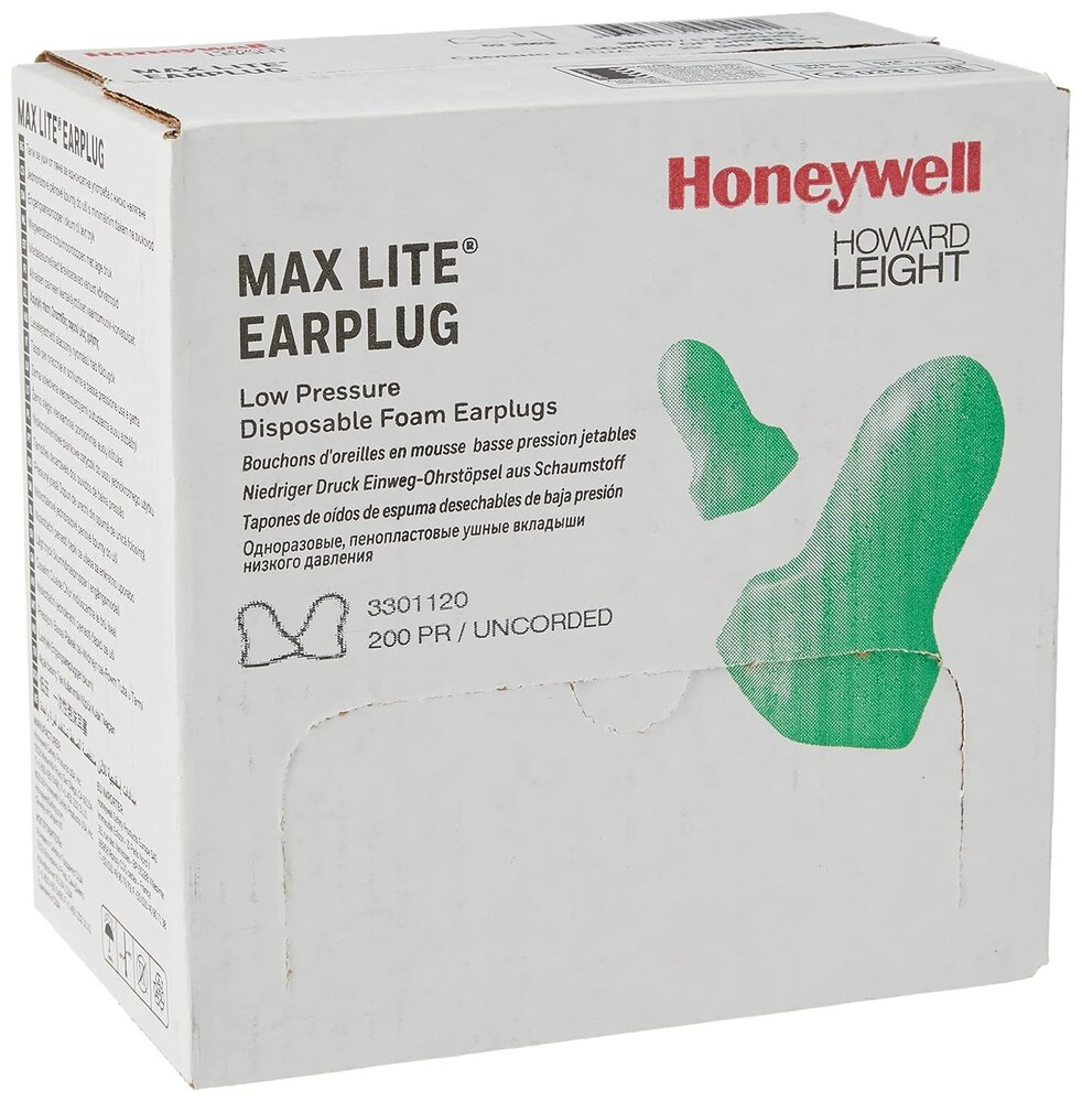 Howard Leight Max-Lite oordopjes | SNR 38dB | 200 paar | Superzacht Howard Leight Max-Lite oordopjes | SNR 38dB | 200 paar | Superzacht