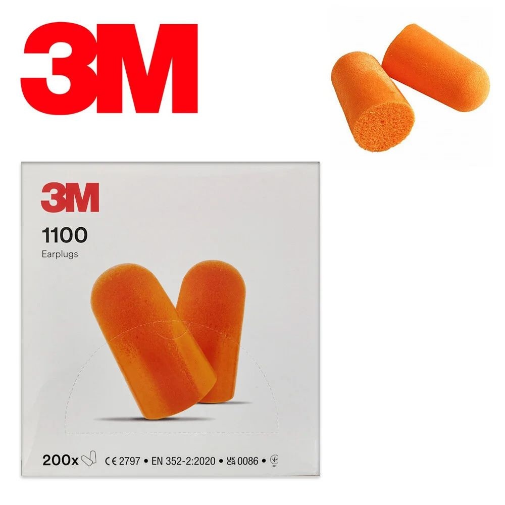 3M 1100, Oranje oordoppen, SNR 37dB