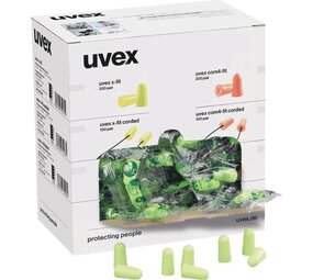 Uvex X-Fit | 200 paar dispenserbox Uvex X-Fit | 200 paar dispenserbox