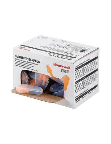 Howard Leight Smartfit lamellendopjes met koord | 50 paar Howard Leight Smartfit lamellendopjes met koord | 50 paar