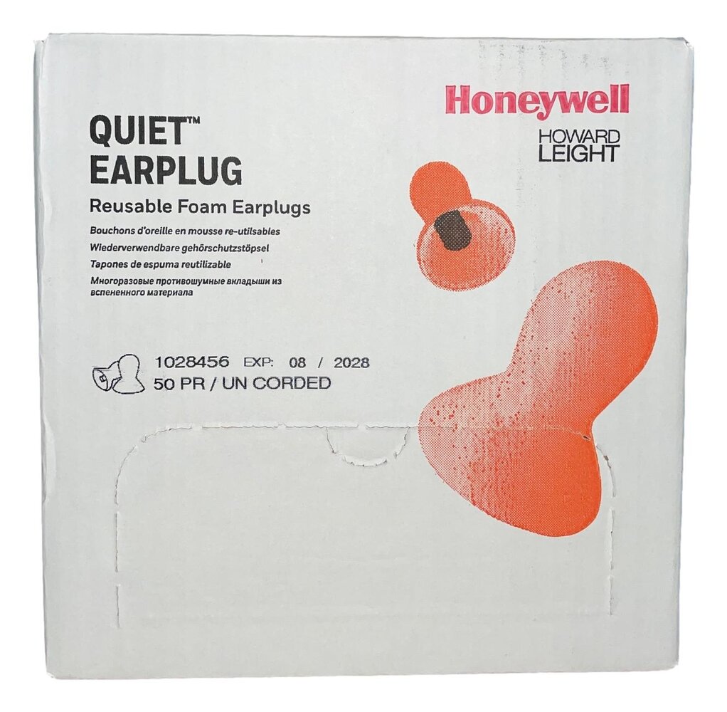 Howard Leight Quiet oordoppen 50 paar in hygiënisch doosje