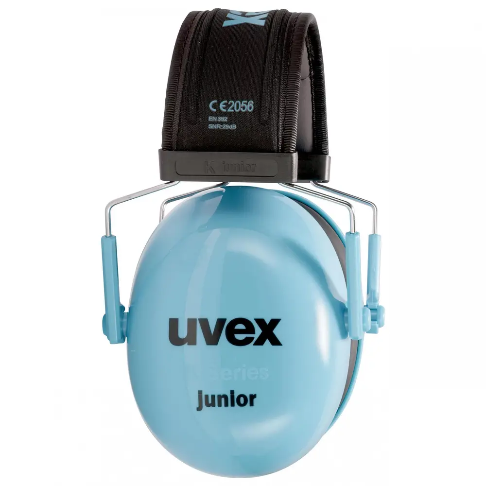 Uvex K Junior  Oorkap blauw | maximale bescherming en perfect design