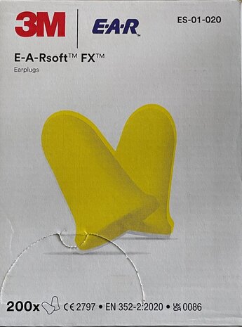 EAR Soft FX | 1000 paar | Maximale demping EAR Soft FX | 1000 paar | Maximale demping